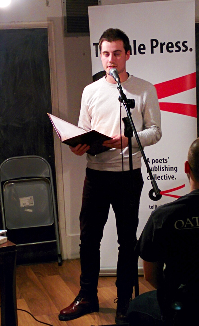 Siegfried Baber reading at Telltale Press & Friends, Poetry Cafe, London, January 2016